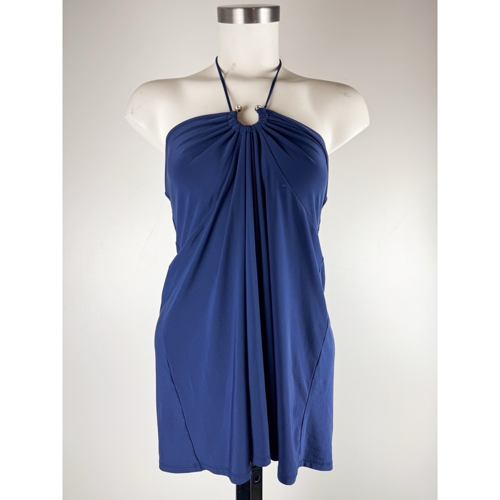 Express Vtg Y2K Babydoll Halter Top Sz L Halter Neck Tube Top